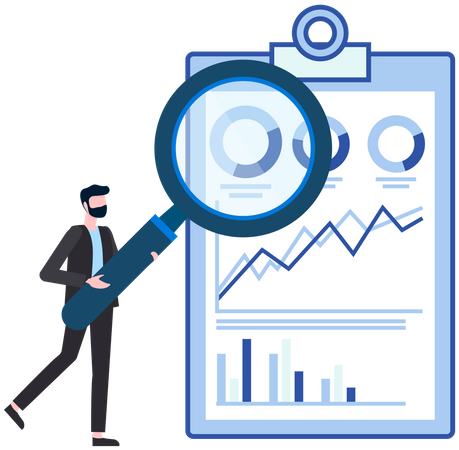 Business analytics  Illustration