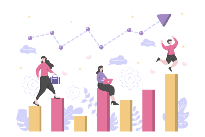 Business analytics  Illustration