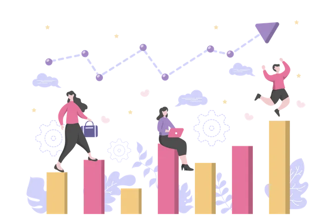 Business analytics  Illustration