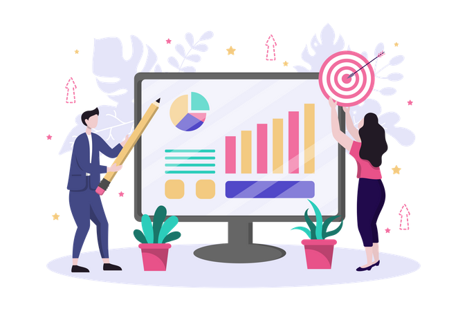 Business analytics  Illustration