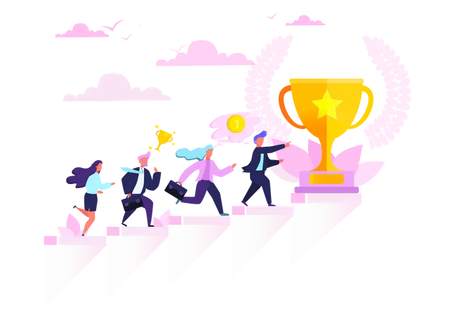 Business award  Illustration