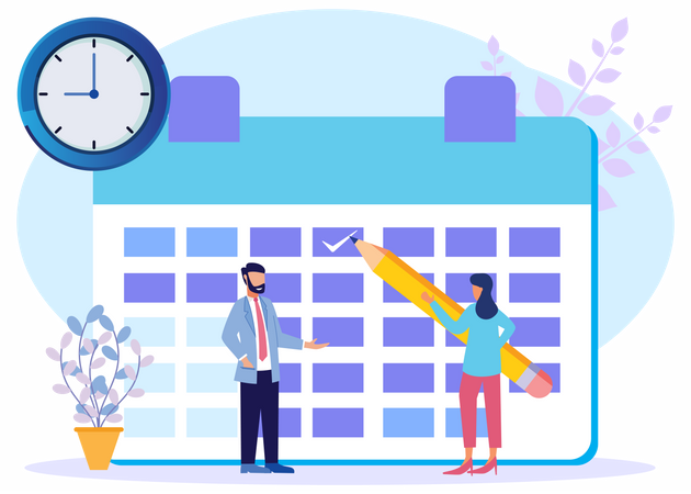 Business calendar  Illustration