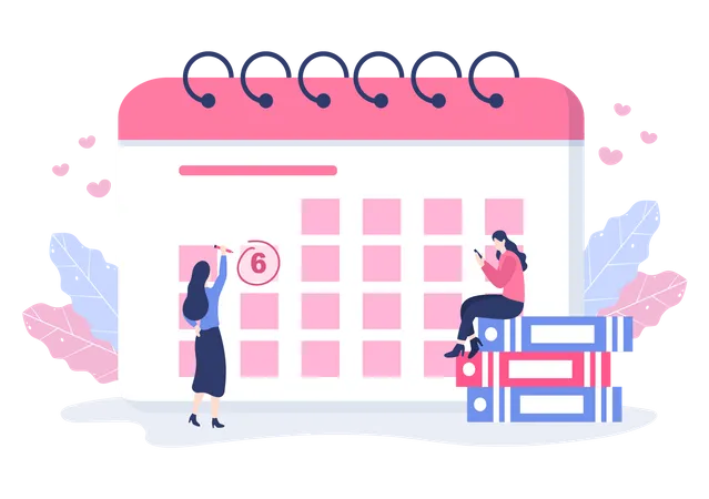 Business Calendar  Illustration