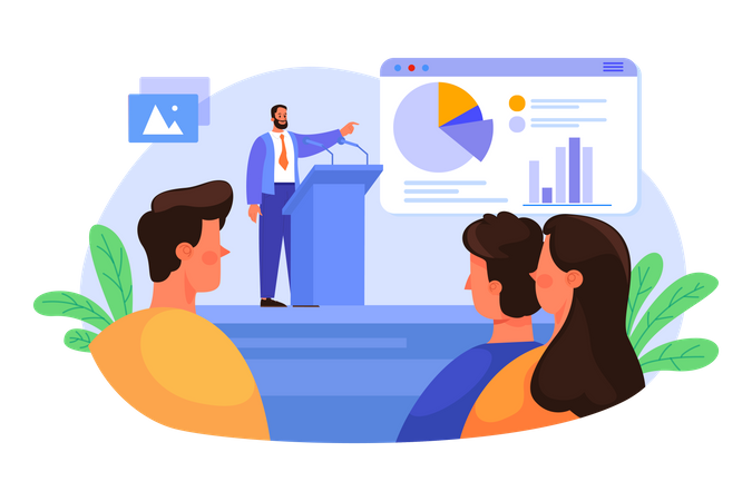 Business Conference  Illustration