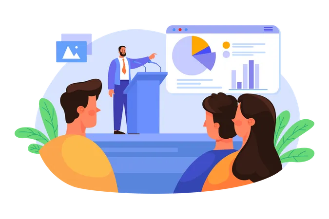 Business Conference  Illustration