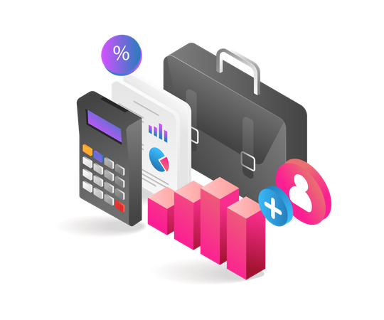 Business cooperation  Illustration