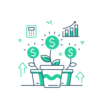 Business Investment  Illustration