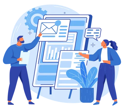 Business Newsletter  Illustration