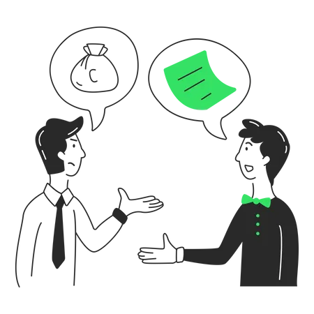 Business Partners  Illustration