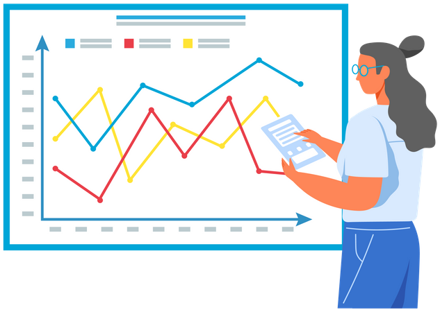 Business presentation  Illustration