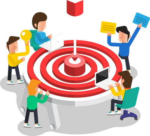 Business target  Illustration