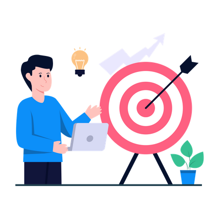 Business Target  Illustration