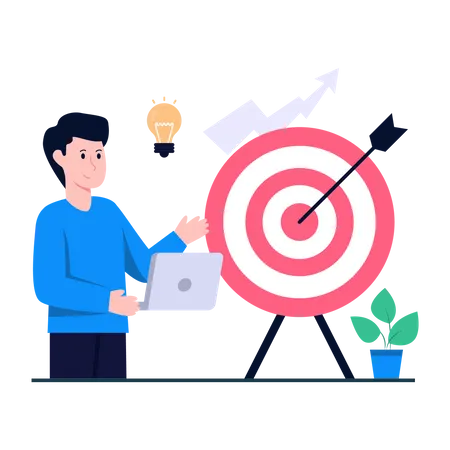 Business Target  Illustration