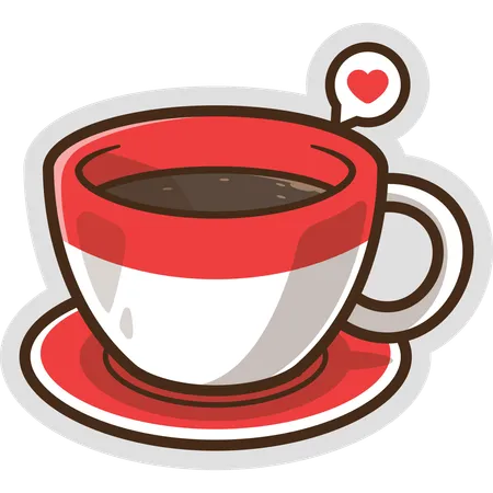 Café preto  Ilustração