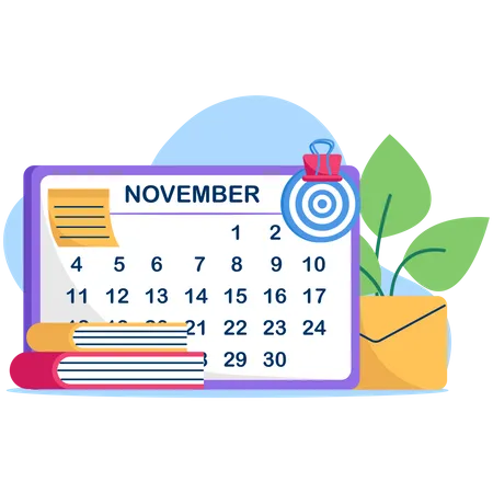 Calendar management  Illustration