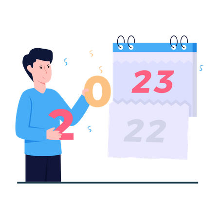 Calendar Replacement  Illustration