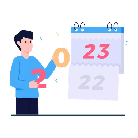 Calendar Replacement  Illustration