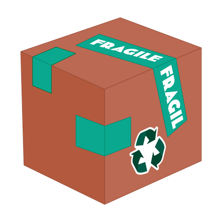 Cardboard box  Illustration