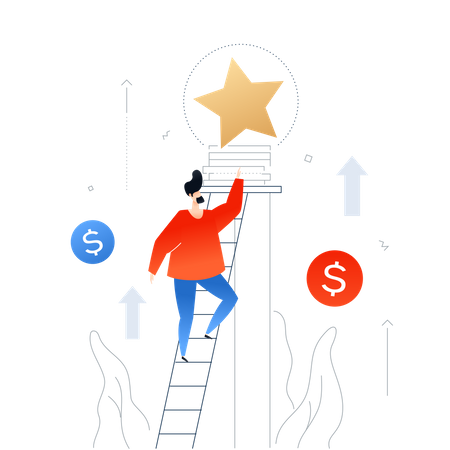 Career growth  Illustration