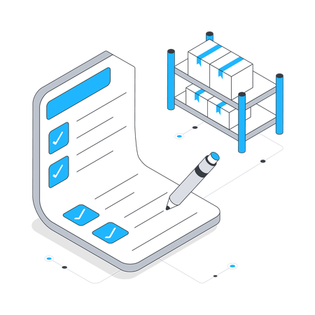 Cargo Inventory Checklist  Illustration