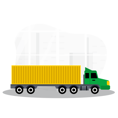 Cargo Truck  Illustration