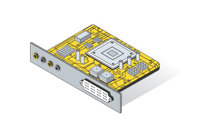 Carte VGA  Illustration