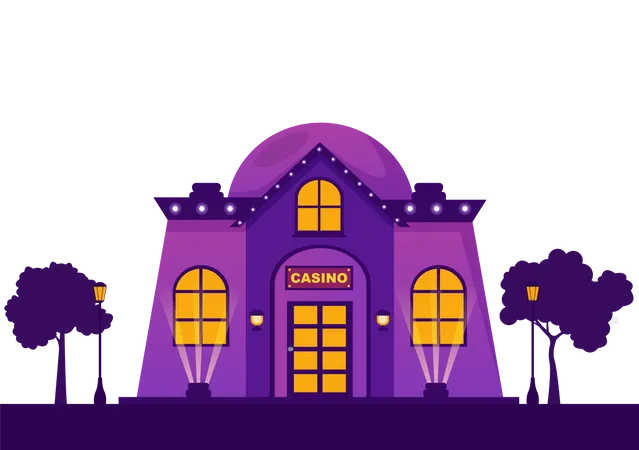 Casino Building  일러스트레이션