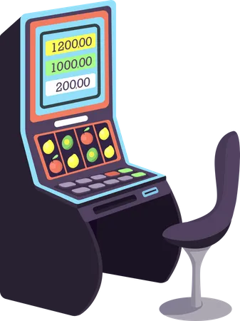 Casino Slot machines  일러스트레이션