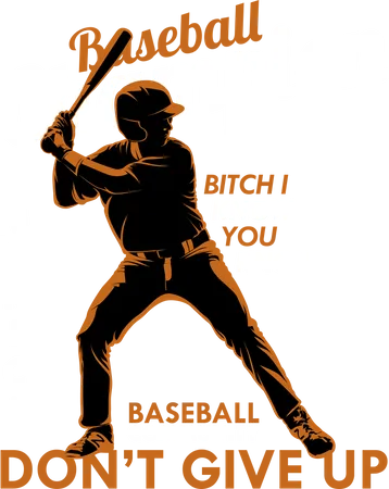 Champion de baseball Amérique  Illustration