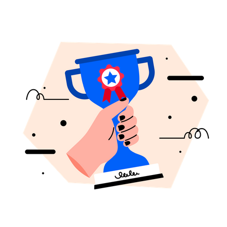 Trophée de champion  Illustration