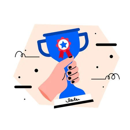 Trophée de champion  Illustration