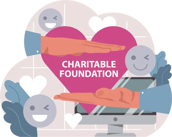 Charitable foundation  Illustration