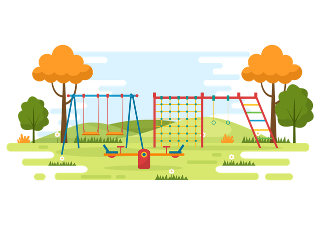 Children Playground  イラスト