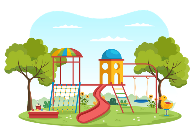 Children Playground  イラスト