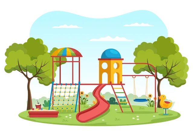 Children Playground  イラスト