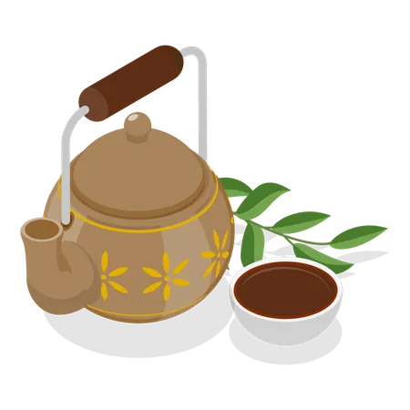 Chinese Tea  Illustration