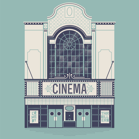 Cine  Ilustración