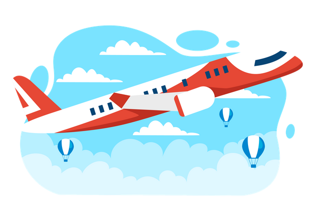 Civil Aviation Day  イラスト