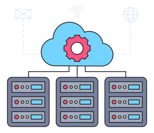 Cloud Computing  Illustration