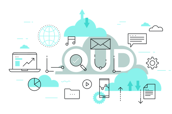 Cloud computing  Illustration