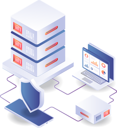 Cloud server security analysis  Illustration