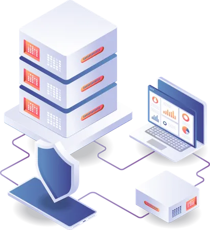 Cloud server security analysis  Illustration