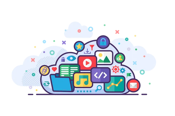 Cloud Storage  Illustration