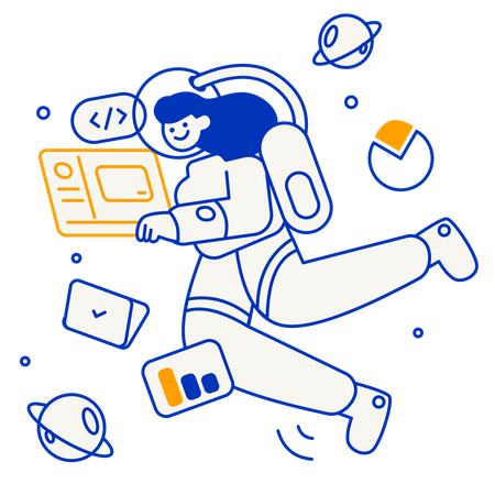 Code engineer  Illustration