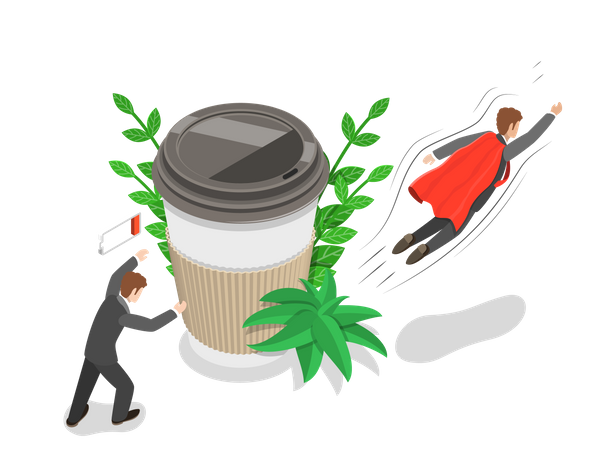 Coffee break  Illustration