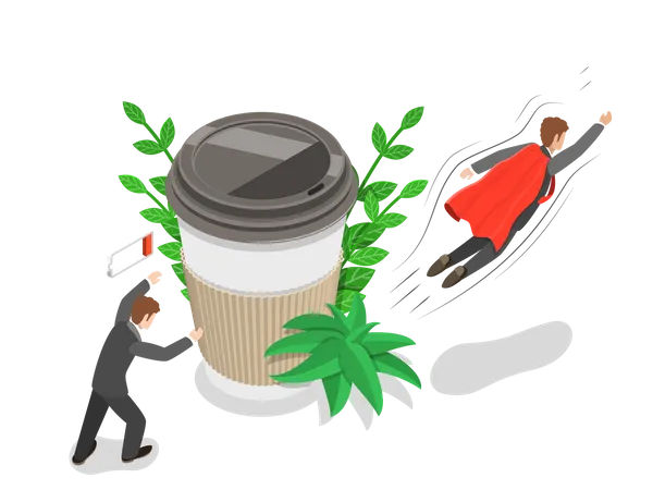 Coffee break  Illustration