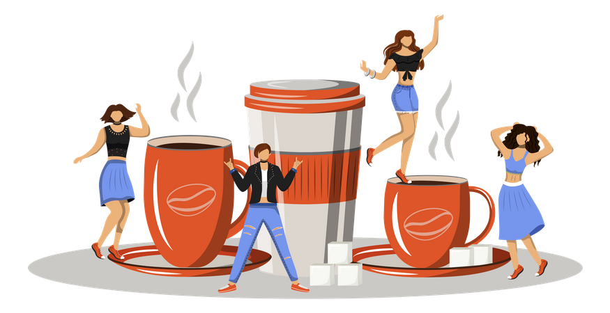 Coffee fest  Illustration