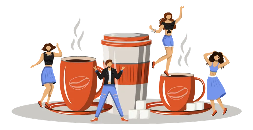 Coffee fest  Illustration