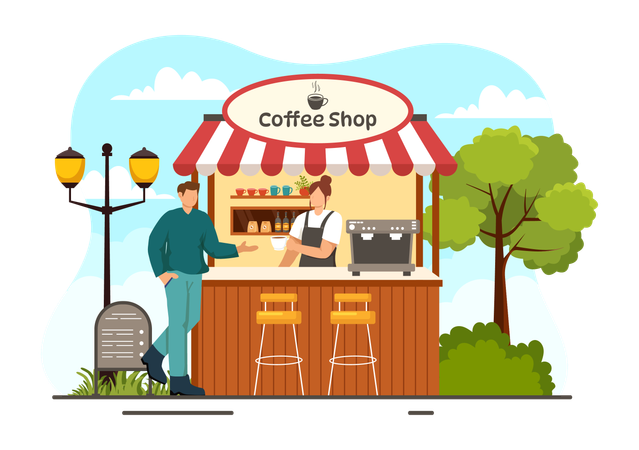 Coffee Shop  Illustration