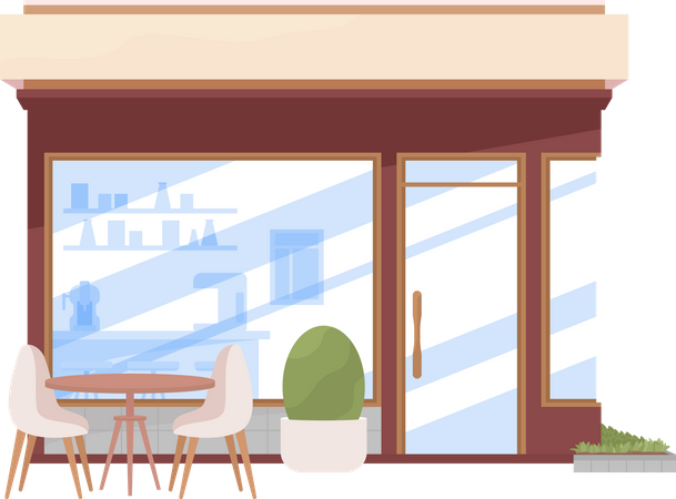 Coffee shop  Illustration